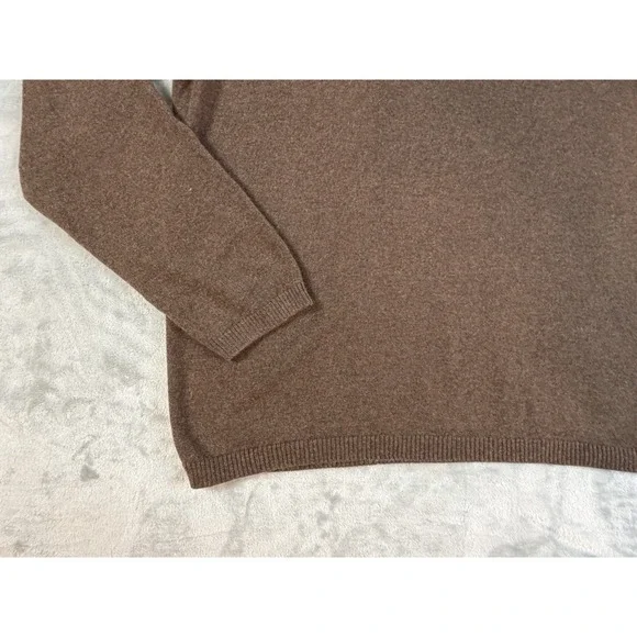 Banana Republic Sweater Men's XL Brown Cotton Cashmere Preppy Casual